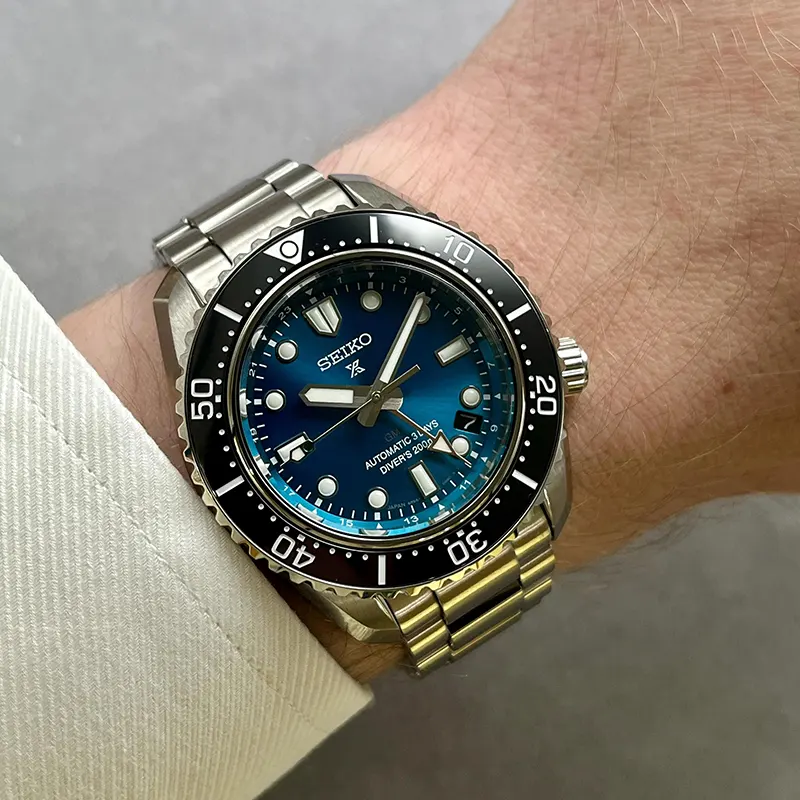 Seiko Prospex Diver’s GMT Turquoise US Limited Edition Men's Watch- SPB475